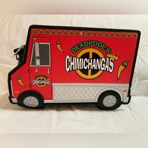 Marvel Deadpool 30th Anniversary Chimichangas Food Truck Crossbody bag